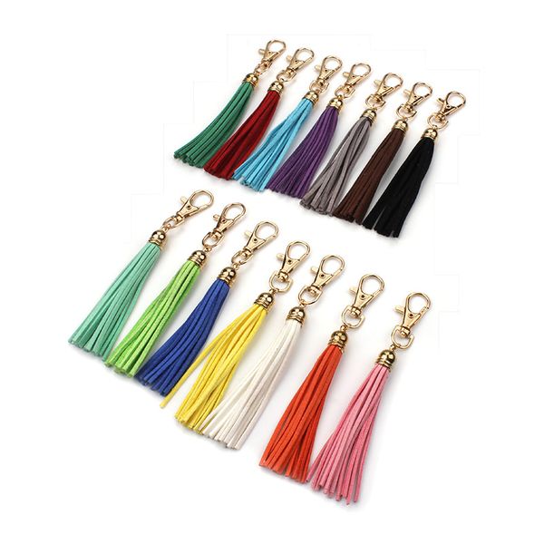 2017 new design colorful tassel pendant key ring chain with alloy metal gold lobster clasp, Silver
2017 new design colorful tassel pendant key ring chain with alloy metal gold lobster clasp, Silver