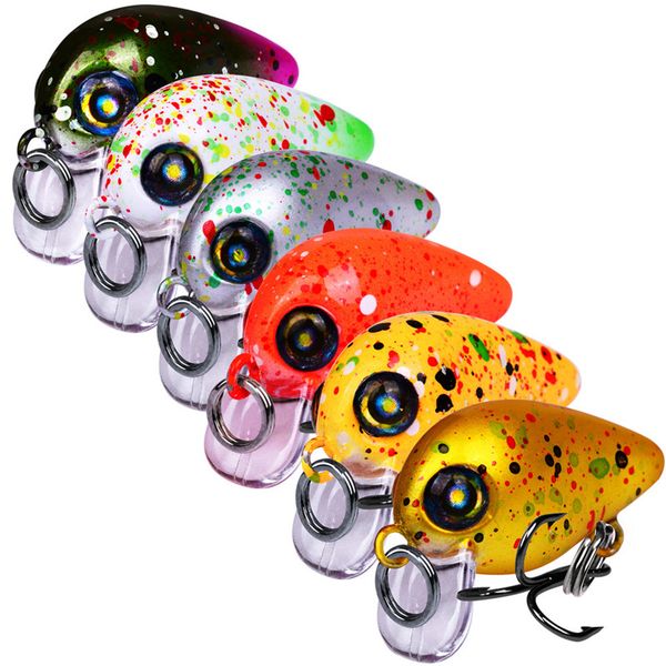 colorful painted big head small size crank laser fishing lure 6colors 2.5g 3cm freshwater hard bait
colorful painted big head small size crank laser fishing lure 6colors 2.5g 3cm freshwater hard bait