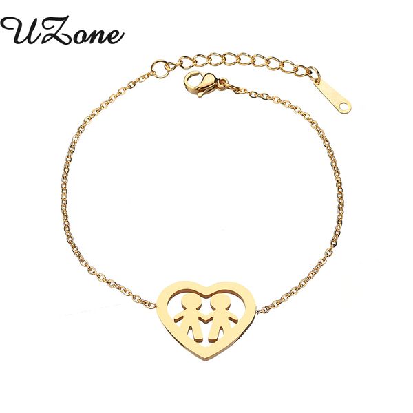 uzone stainless steel heart kids necklace silver gold color accessories adjustable b for parents children, Black
uzone stainless steel heart kids necklace silver gold color accessories adjustable b for parents children, Black