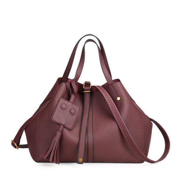 

large handbag 2017 women bag fashion pu leather woman shoulder bag casual tassel tote bags sac a main femme bolsa feminina couro