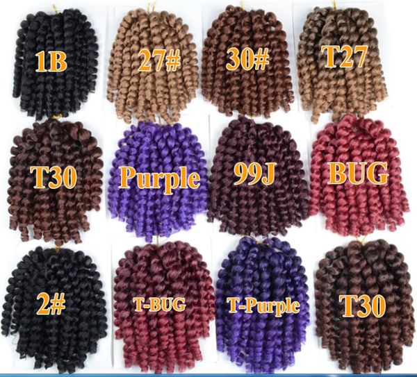 8 дюймов ombre jumpy wand косы 22 ямайские корни curl вязание крючком отскок синтетическое наращивание волос для чернокожих, Black
8 дюймов ombre jumpy wand косы 22 ямайские корни curl вязание крючком отскок синтетическое наращивание волос для чернокожих, Black