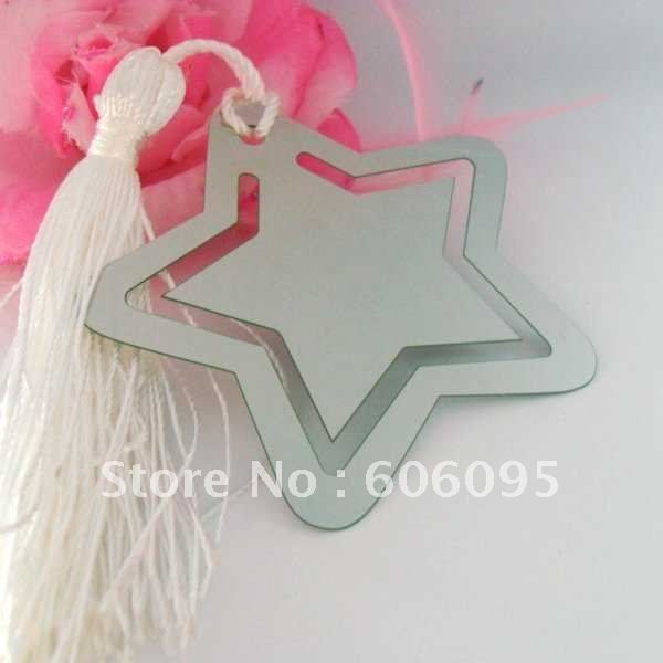 wholesale-wholesale and retail silver fashion staniless steel five-pointed star bookmarks bx10047 60x63mm 5pcs/lot
wholesale-wholesale and retail silver fashion staniless steel five-pointed star bookmarks bx10047 60x63mm 5pcs/lot