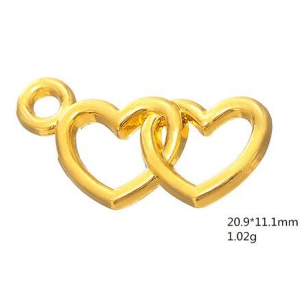 2021 gold-color double open heart romantic charm diy jewelry for lovers handmade accessories other customized jewelry, Bronze;silver
2021 gold-color double open heart romantic charm diy jewelry for lovers handmade accessories other customized jewelry, Bronze;silver