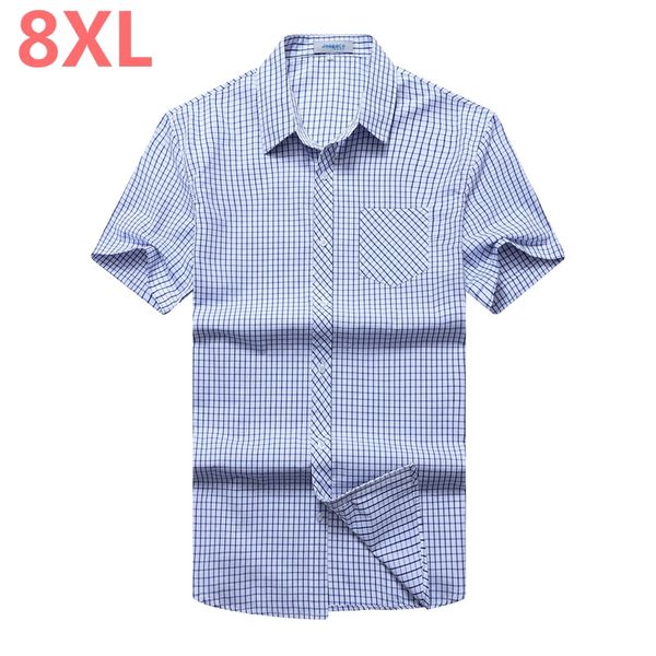 8xl 7xl 2018 new summer plus size large men striped dress shirt patchwork white collar short sleeve slim fit non-iron male shirt, White;black
8xl 7xl 2018 new summer plus size large men striped dress shirt patchwork white collar short sleeve slim fit non-iron male shirt, White;black