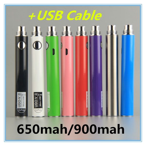 Аккумулятор Vape UGO V II 2 650 900 мАч Аккумуляторы Микро USB Проходная зарядка с USB-кабелем Испарители Vape Pens 510 Нить сигареты Аккумулятор
Аккумулятор Vape UGO V II 2 650 900 мАч Аккумуляторы Микро USB Проходная зарядка с USB-кабелем Испарители Vape Pens 510 Нить сигареты Аккумулятор