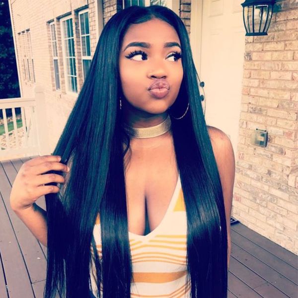 brazilian virgin human hair wigs for black women straight lace front wigs adjustable unprocessed indian peruvian full lace wigs 130 density, Black;brown
brazilian virgin human hair wigs for black women straight lace front wigs adjustable unprocessed indian peruvian full lace wigs 130 density, Black;brown