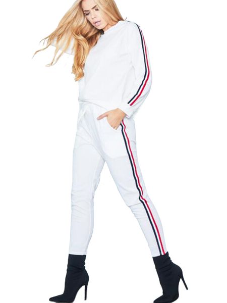 regular set tracksuit trainingspak sweat suits women grey beige o-neck t-shirt and long pants ensemble femme, Gray
regular set tracksuit trainingspak sweat suits women grey beige o-neck t-shirt and long pants ensemble femme, Gray