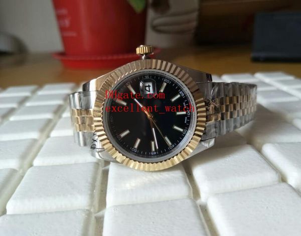 luxury watches date just 41 mm 126333 18k yellow gold black dial asia 2813 movement automatic men's watch wristwatch, Slivery;brown
luxury watches date just 41 mm 126333 18k yellow gold black dial asia 2813 movement automatic men's watch wristwatch, Slivery;brown