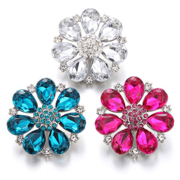 2018 snap jewelry rhinestone flower big 18mm snap buttons with metal button fit leather silver snap bracelets, Bronze;silver
2018 snap jewelry rhinestone flower big 18mm snap buttons with metal button fit leather silver snap bracelets, Bronze;silver