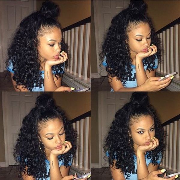 beaudiva 150% density lace front human hair wigs 4*4 lace frontal wigs brazilian cyrly remy hair, Black
beaudiva 150% density lace front human hair wigs 4*4 lace frontal wigs brazilian cyrly remy hair, Black