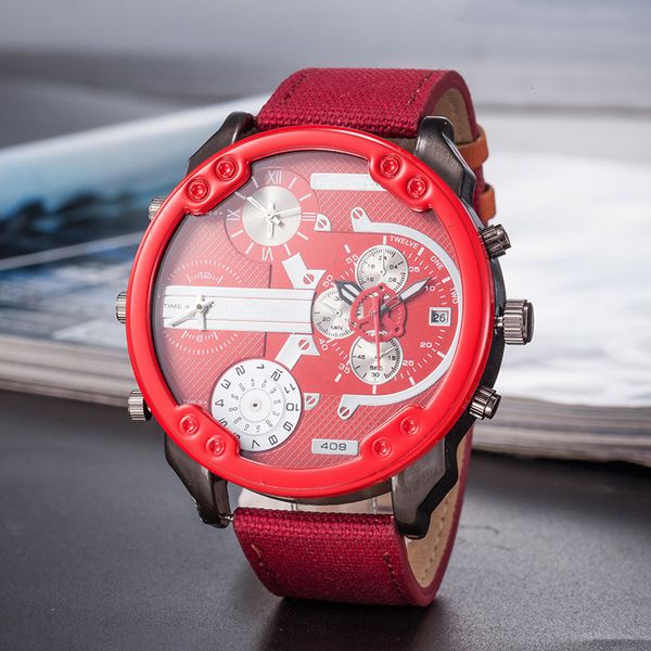 reloj large dial mens watch sports military watches quartz calendar clock wristwatches gifts relogio masculino, Slivery;brown
reloj large dial mens watch sports military watches quartz calendar clock wristwatches gifts relogio masculino, Slivery;brown
