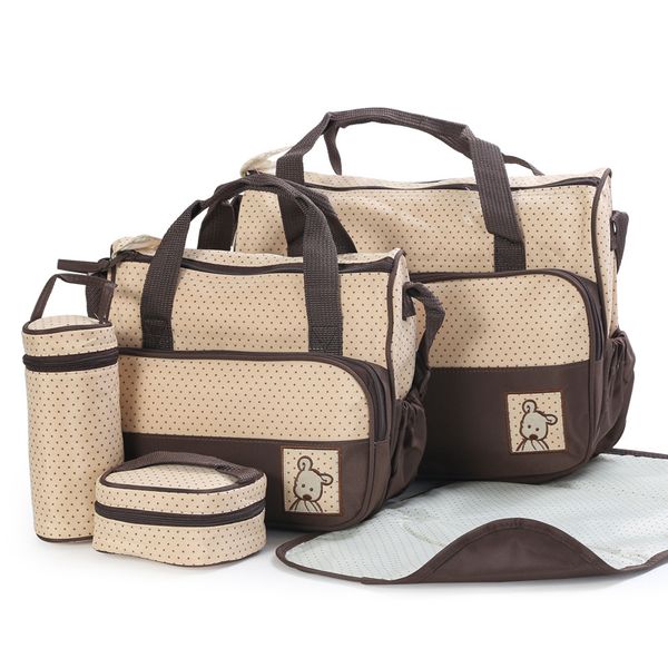 good quality baby bags for mom diaper bags bolsa de bebe bolso maternidade multifunction 5 pieces mother mummy nappy bag
good quality baby bags for mom diaper bags bolsa de bebe bolso maternidade multifunction 5 pieces mother mummy nappy bag