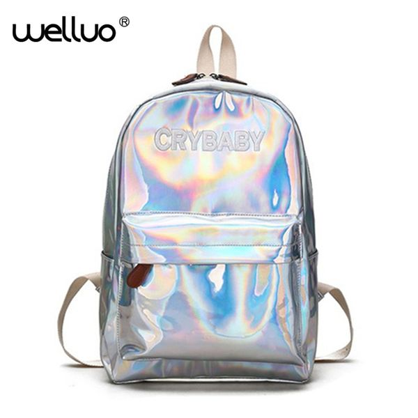 summer new fashion hologram laser backpack female student pu leisure travel backpack casual multicolor bag for school girl xa11b
summer new fashion hologram laser backpack female student pu leisure travel backpack casual multicolor bag for school girl xa11b