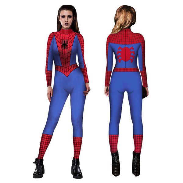 jumpsuit women halloween cosplay 3d print spider man costume stretch skinny catsuit black siamese trousers jumpsuits cop bodysuit, Black;red
jumpsuit women halloween cosplay 3d print spider man costume stretch skinny catsuit black siamese trousers jumpsuits cop bodysuit, Black;red