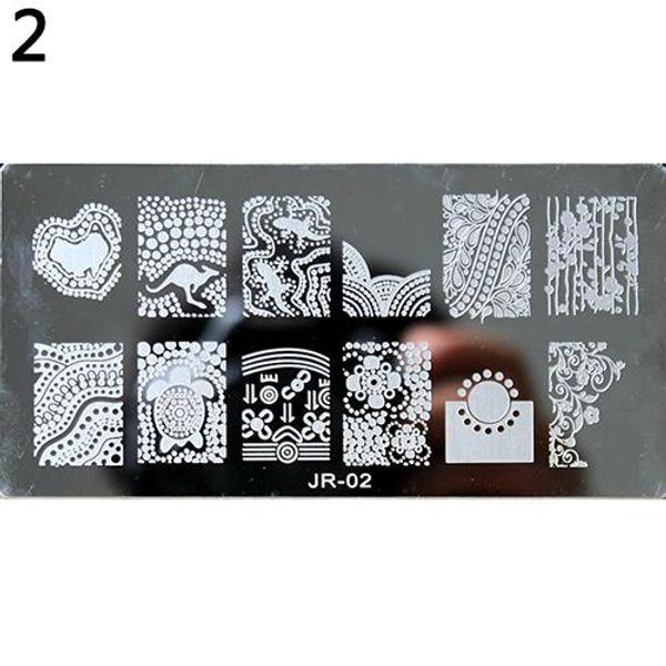new nail stamping plates stainless steel nail art image manicure diy template tool, White
new nail stamping plates stainless steel nail art image manicure diy template tool, White