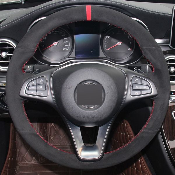 black suede diy hand-stitched car steering wheel cover for mercedes-benz c180 c200 c260 c300 b200
black suede diy hand-stitched car steering wheel cover for mercedes-benz c180 c200 c260 c300 b200
