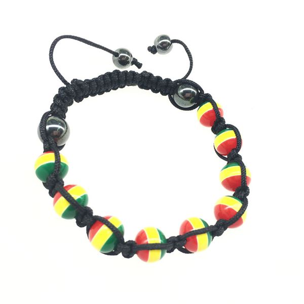wholesale natural stone beads crystal chakra bracelet for ball game fan braided rope bracelets reiki spiritual yoga jewelry, Black
wholesale natural stone beads crystal chakra bracelet for ball game fan braided rope bracelets reiki spiritual yoga jewelry, Black