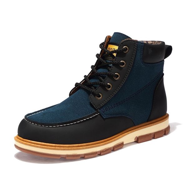 genuine leather men boots autumn winter ankle boots fashion footwear lace up shoes men vintage men shoes, Black
genuine leather men boots autumn winter ankle boots fashion footwear lace up shoes men vintage men shoes, Black