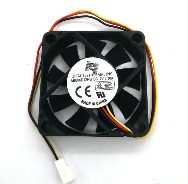 new original abb06d12hg dc12v 0.30a 60x60x60x13mm 3lines computer cooling fan