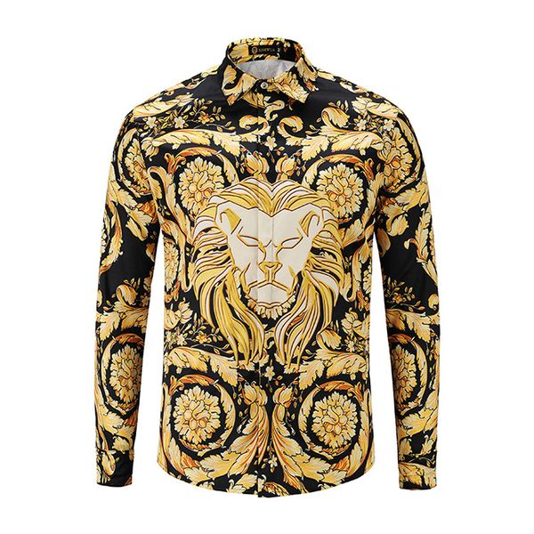 ximiwua 2018 new style men shirts fashion 3d floral print long sleeve shirt casual slim fit luxury shirt camisas de hombre, White;black
ximiwua 2018 new style men shirts fashion 3d floral print long sleeve shirt casual slim fit luxury shirt camisas de hombre, White;black