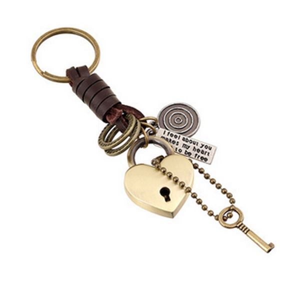 fashion love heart lock keychain for men car keyring hand made genuine leather key chain for women, Silver
fashion love heart lock keychain for men car keyring hand made genuine leather key chain for women, Silver
