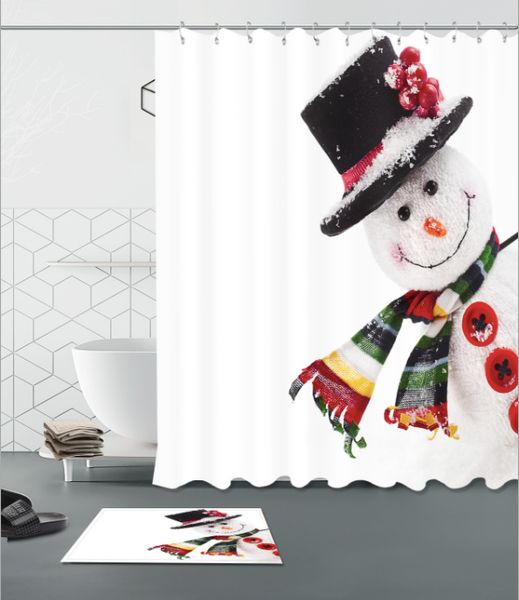 gentleman's snowman pattern 3d print custom waterproof bathroom modern shower curtain polyester fabric bathroom curtain door mat sets
gentleman's snowman pattern 3d print custom waterproof bathroom modern shower curtain polyester fabric bathroom curtain door mat sets