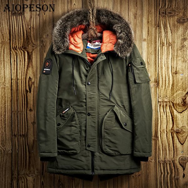 aiopeson winter jacket men casual parkas solid color big pocket winter male jacket fur hoodie thick coat, Black
aiopeson winter jacket men casual parkas solid color big pocket winter male jacket fur hoodie thick coat, Black