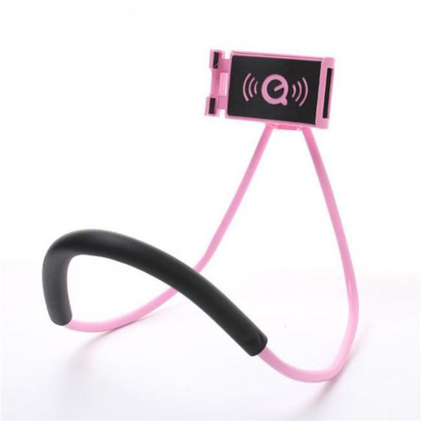 fashion universal lazy neck hanging holder mobile phone holder clip tablet pad neck stand support snake-like flexible fashion universal lazy neck hanging holder mobile phone holder clip tablet pad neck stand support snake-like flexible