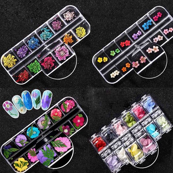 12 color/box nail art nature dry flowers set gel polish tip 3d diy floral potpourri slices decal pro manicure pedicure decor kit, Silver;gold
12 color/box nail art nature dry flowers set gel polish tip 3d diy floral potpourri slices decal pro manicure pedicure decor kit, Silver;gold