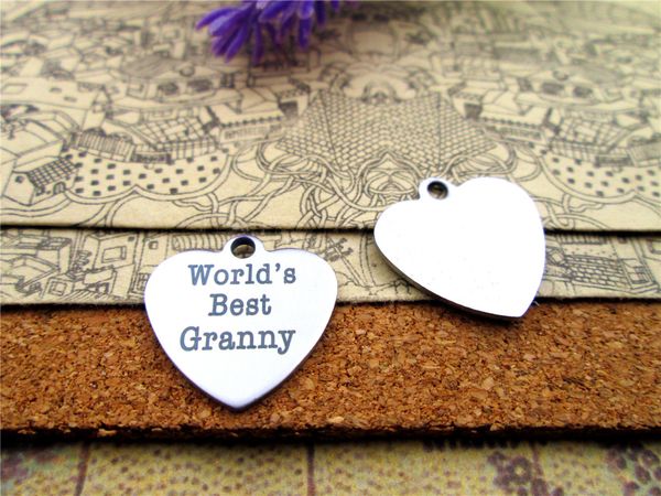 40pcs--"world's be st grandny"stainless steel charms more style for choosing diy charms pendants necklace, Bronze;silver
40pcs--"world's be st grandny"stainless steel charms more style for choosing diy charms pendants necklace, Bronze;silver