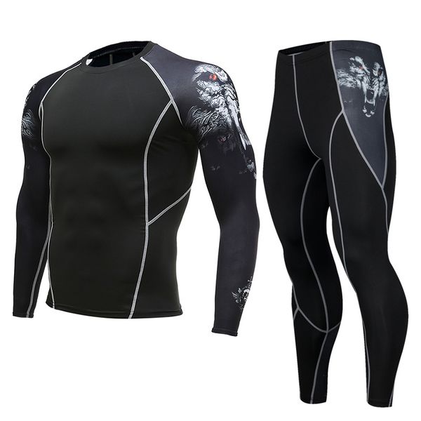 men's compression run jogging suits clothes sports sets long sleeves tights t shirt+pants gym fitness workout rashgard clothing, Black;blue
men's compression run jogging suits clothes sports sets long sleeves tights t shirt+pants gym fitness workout rashgard clothing, Black;blue