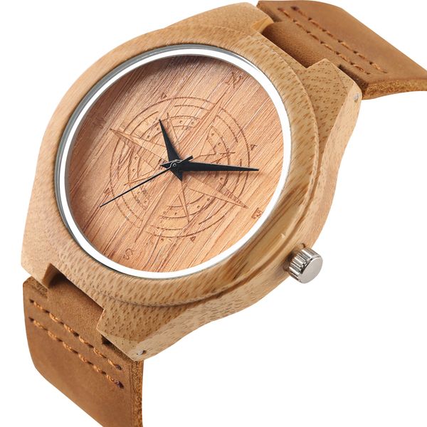quartz bamboo watch mens watches genuine leather watchbands fashion unique wooden watch for mens reloj masculino clock gifts, Slivery;brown
quartz bamboo watch mens watches genuine leather watchbands fashion unique wooden watch for mens reloj masculino clock gifts, Slivery;brown