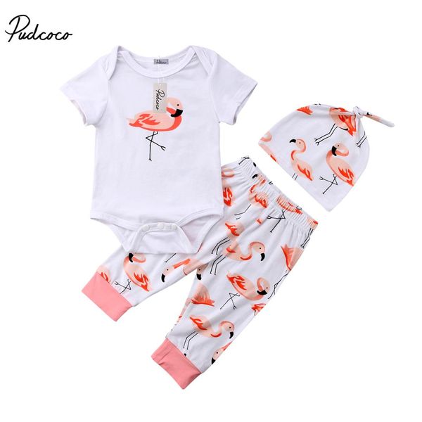 2018 summer new infant 3pcs outfits newborn baby girl bodysuit+pant+hat clothes, White
2018 summer new infant 3pcs outfits newborn baby girl bodysuit+pant+hat clothes, White