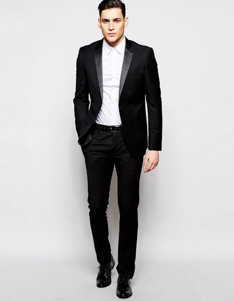 2018 antony morato tuxedo black in super slim fit man suit custom made tuxedos groomsman suit wedding suit(jacket+pants, White;black
2018 antony morato tuxedo black in super slim fit man suit custom made tuxedos groomsman suit wedding suit(jacket+pants, White;black