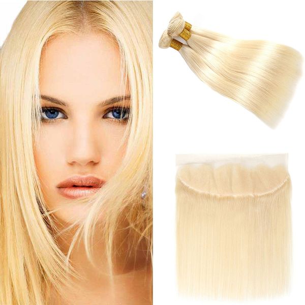 brazilian virgin hair #613 blonde 3 bundles with frontal closure lace frontal and bundles silk straight human hair bundles and frontal, Black;brown
brazilian virgin hair #613 blonde 3 bundles with frontal closure lace frontal and bundles silk straight human hair bundles and frontal, Black;brown