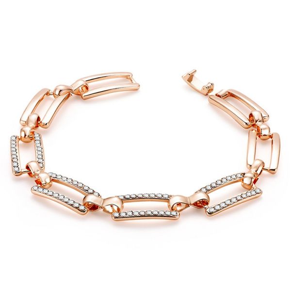punk fashion bracelet & bangle for women lady rose gold color genuine crystals bracelets jewelry, White
punk fashion bracelet & bangle for women lady rose gold color genuine crystals bracelets jewelry, White