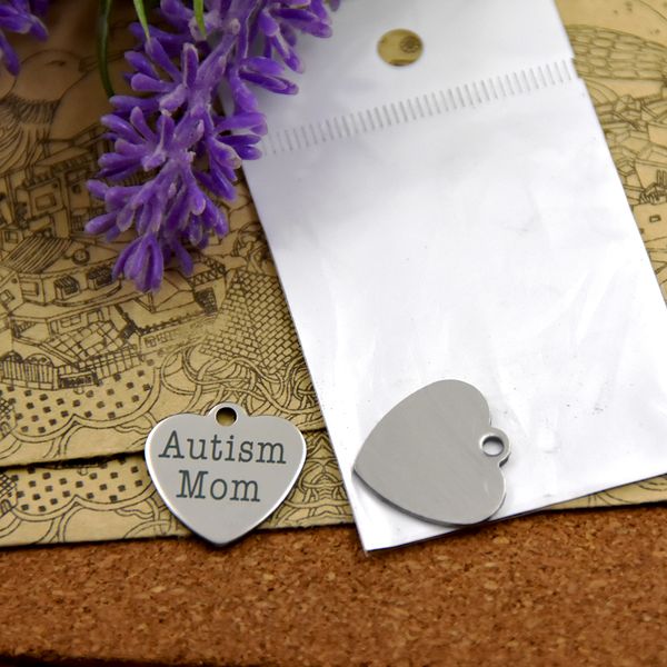 40pcs--"autism mom "stainless steel charms more style for choosing diy charms pendants for necklace, Bronze;silver
40pcs--"autism mom "stainless steel charms more style for choosing diy charms pendants for necklace, Bronze;silver
