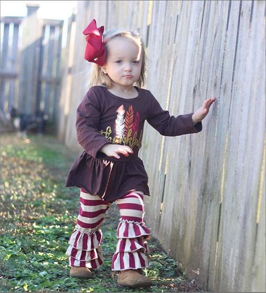 thanksgiving toddler baby girl clothes sets kids thanksgiving outfit long sleeve letter feather ruffles striped flare pants 2pcs/set, White
thanksgiving toddler baby girl clothes sets kids thanksgiving outfit long sleeve letter feather ruffles striped flare pants 2pcs/set, White