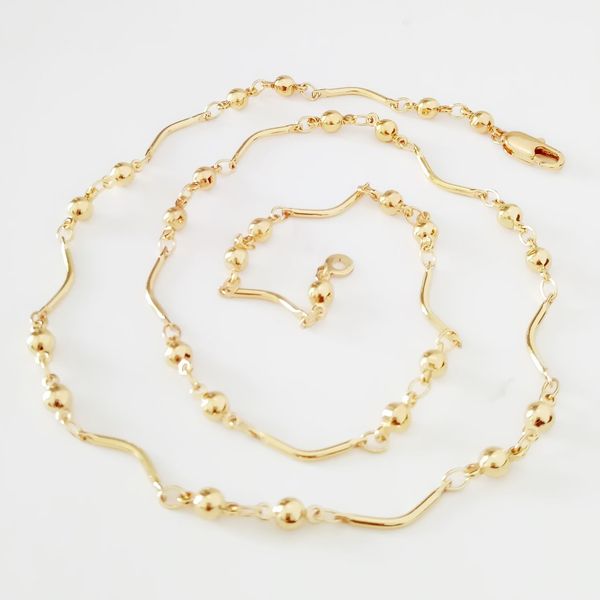 beads necklaces women necklace 2018 chain new fashion women jewelry trendy copper long lady 3mm 48cm slim necklace chains, Silver
beads necklaces women necklace 2018 chain new fashion women jewelry trendy copper long lady 3mm 48cm slim necklace chains, Silver