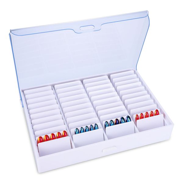 false nails clear storage box empty nail art decoration rhinestone gem bead container manicure nail sample display holder case, Silver
false nails clear storage box empty nail art decoration rhinestone gem bead container manicure nail sample display holder case, Silver