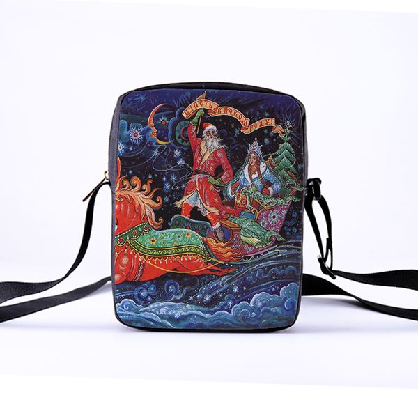 custom women's shoulder diagonal bag children's small messenger bag christmas day printing santa claus cartoon pattern leisure
custom women's shoulder diagonal bag children's small messenger bag christmas day printing santa claus cartoon pattern leisure