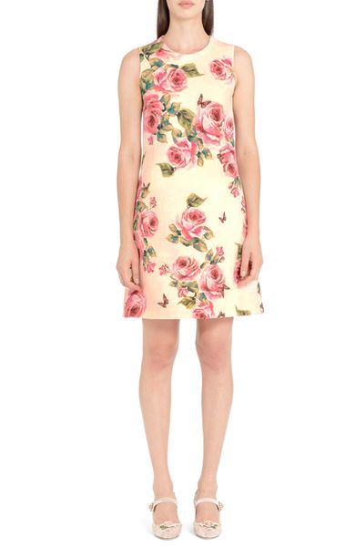 brand designer women floral print dresses 2018 summer fashion round neck sleeveless rose butterfly elegant tank dresses, Black
brand designer women floral print dresses 2018 summer fashion round neck sleeveless rose butterfly elegant tank dresses, Black