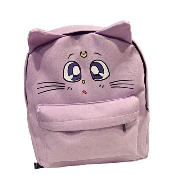 new backpack style sailor moon canvas bag fold cute cat shoulder bag school bags for teen girls book
new backpack style sailor moon canvas bag fold cute cat shoulder bag school bags for teen girls book