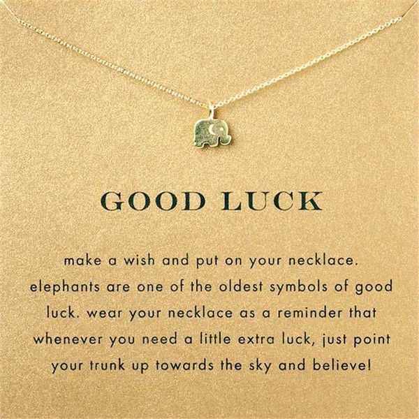whole salechristmas gift lucky elephant necklace gold color pendant necklace fashion statement link chains for women jewelry(has card, Silver
whole salechristmas gift lucky elephant necklace gold color pendant necklace fashion statement link chains for women jewelry(has card, Silver