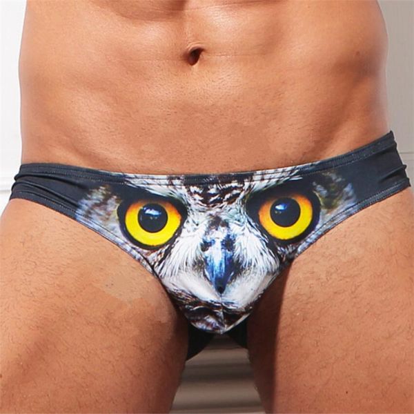 personality eagle/wolf/leopard 3d printing underwear men pouch breathable men's low waist briefs, Black;white
personality eagle/wolf/leopard 3d printing underwear men pouch breathable men's low waist briefs, Black;white