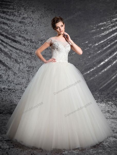 beauty ivory tulle scoop applique ball gown wedding dresses bridal pageant dresses wedding attire dresses custom size 2-16 zw612208, White
beauty ivory tulle scoop applique ball gown wedding dresses bridal pageant dresses wedding attire dresses custom size 2-16 zw612208, White