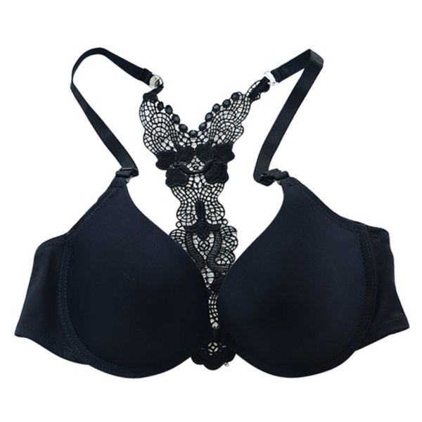 women front closure lace push up underwear seamless front closure bra butterfly back bralette, Red;black
women front closure lace push up underwear seamless front closure bra butterfly back bralette, Red;black