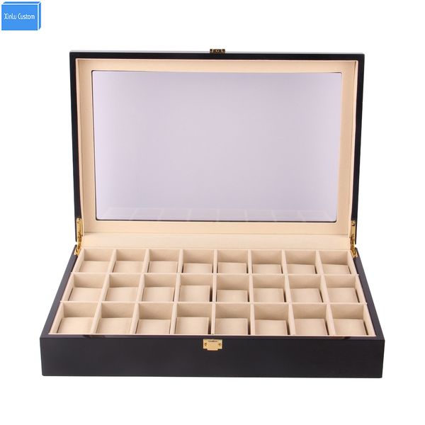 black/red wood holder 24 slots watches box organizer case storage dispaly, promotion exhibition jewelry watches boxes collect, Black;blue
black/red wood holder 24 slots watches box organizer case storage dispaly, promotion exhibition jewelry watches boxes collect, Black;blue