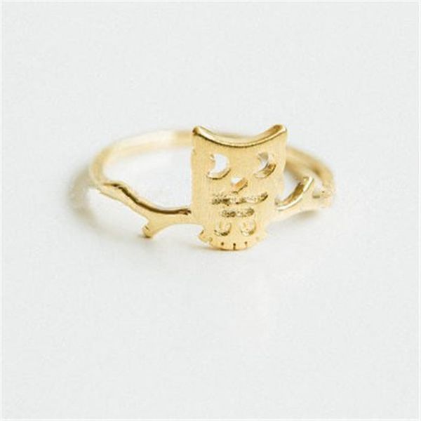 2018 wholesale rings for girls fashion standing on the branch of the owl rings gold-color rings for women mixed color wholesale, Silver
2018 wholesale rings for girls fashion standing on the branch of the owl rings gold-color rings for women mixed color wholesale, Silver