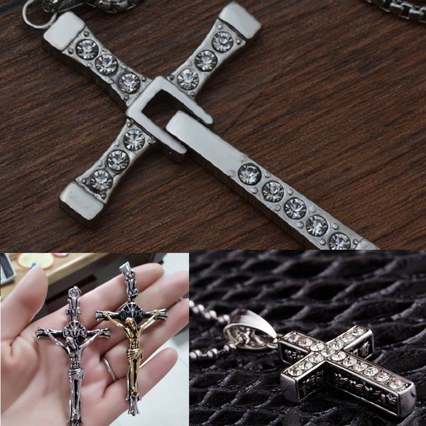god's cross necklace men chain with christ cross pendant titanium chains hip hop jewelry bible faith fashion retro creative men accesso, Silver
god's cross necklace men chain with christ cross pendant titanium chains hip hop jewelry bible faith fashion retro creative men accesso, Silver